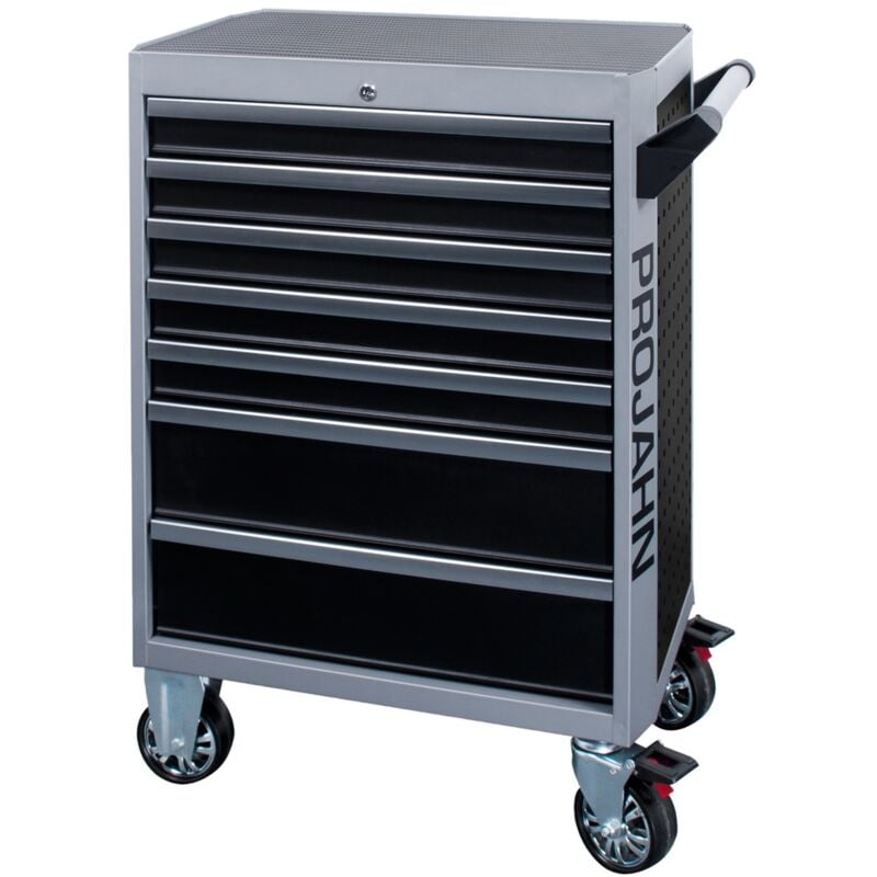 Werkstattwagen galaxy mit 7 Schubfächern Schwarz/Silbergrau - Projahn