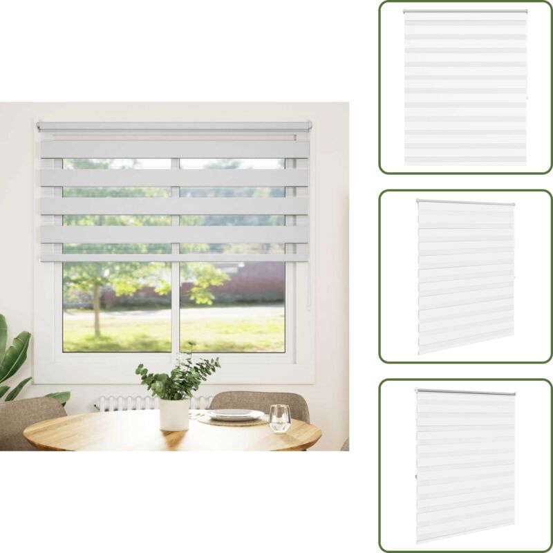 Prolenta Premium - Doppelrollo 120 x 175 cm weiß - Jalousien & Rollos - Weiß