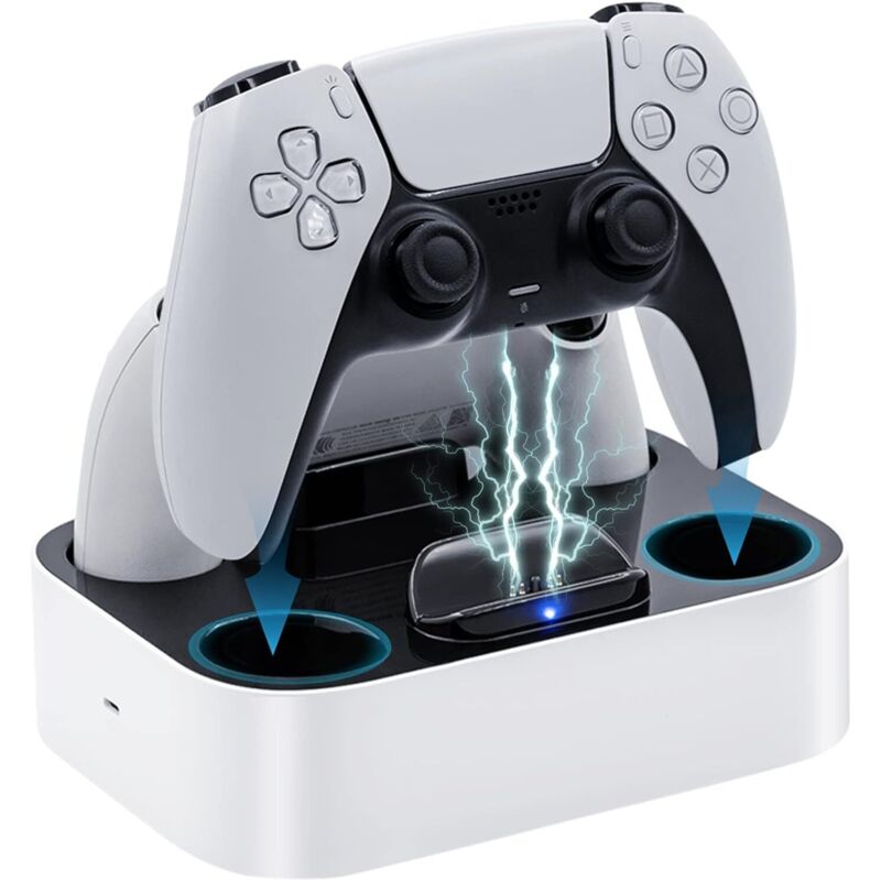PS5-Controller-Ladestation mit Überhitzungsschutz und LED-Anzeige für PlayStation 5 DualSense-Ladegerät
