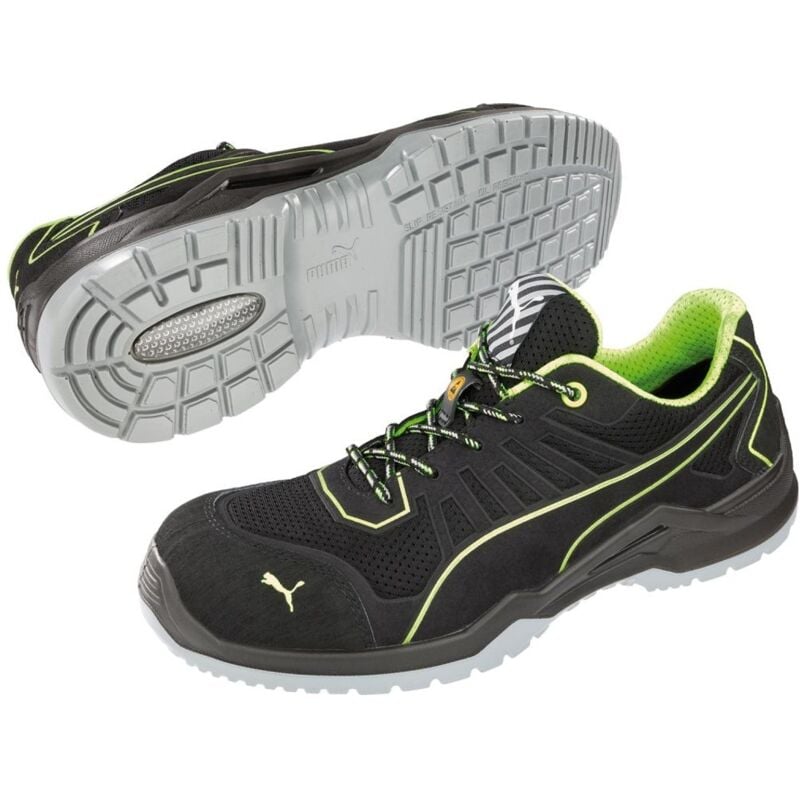 Puma Safety Shoes - Puma Safety Puma Sicherheitsschuh fuse tc low S1P esd src 644210 Gr. 47 schwarz/grün
