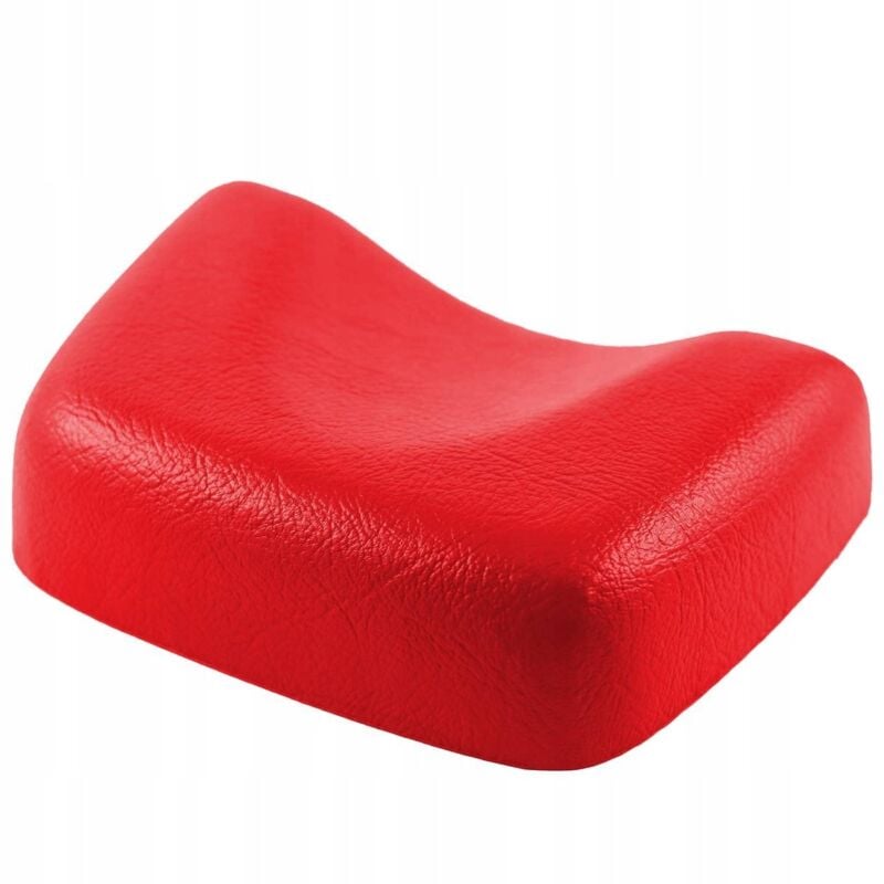 PUR HEADREST Kissen, Schaumstoff-Kopfstütze für Solarium, rot