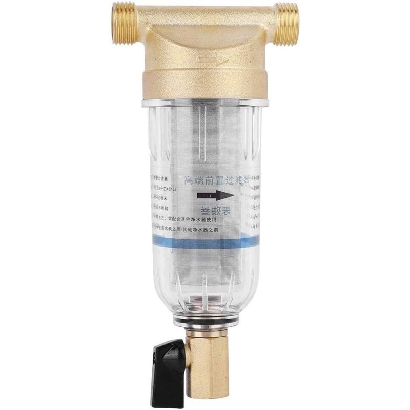 Wasserreiniger, Wasserfilter, wiederverwendbarer Sedimentfilter, Wasserfilter, Vorfilter, Sedimentfilter für Brunnen, Sedimentfilter (1/2 Zoll)