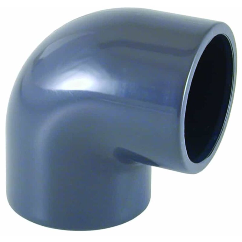 PVC Winkel 90 Grad, PVC Muffe, Winkel 25mm, PN16