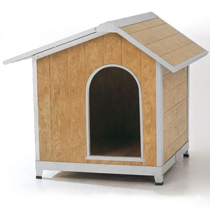 Suinga - Hundehütte aus pvc mit abnehmbarem Dach, Modell Málaga, 118x108x109 cm. Große Haltbarkeit und Widerstandsfähigkeit