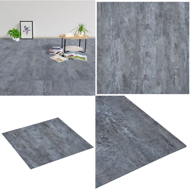 Vidaxl - PVC-Fliesen Selbstklebend 5,11 m² Grau Marmor-Optik - pvc Fliesen - Vinylboden - Selbstklebender Bodenbelag - Wohnzimmerboden - Küche Boden