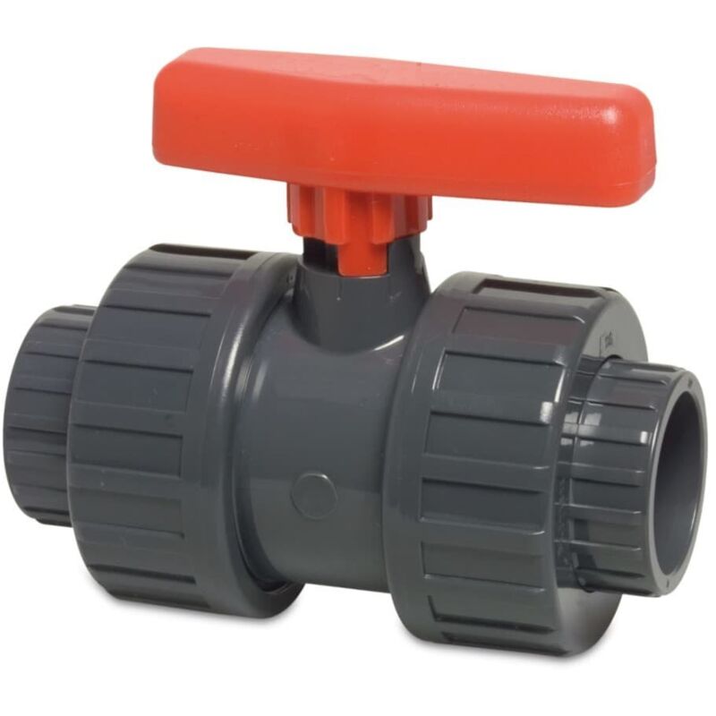 PVC Rohr Kugelhahn, PVC-U Muffe 25 mm, PN16