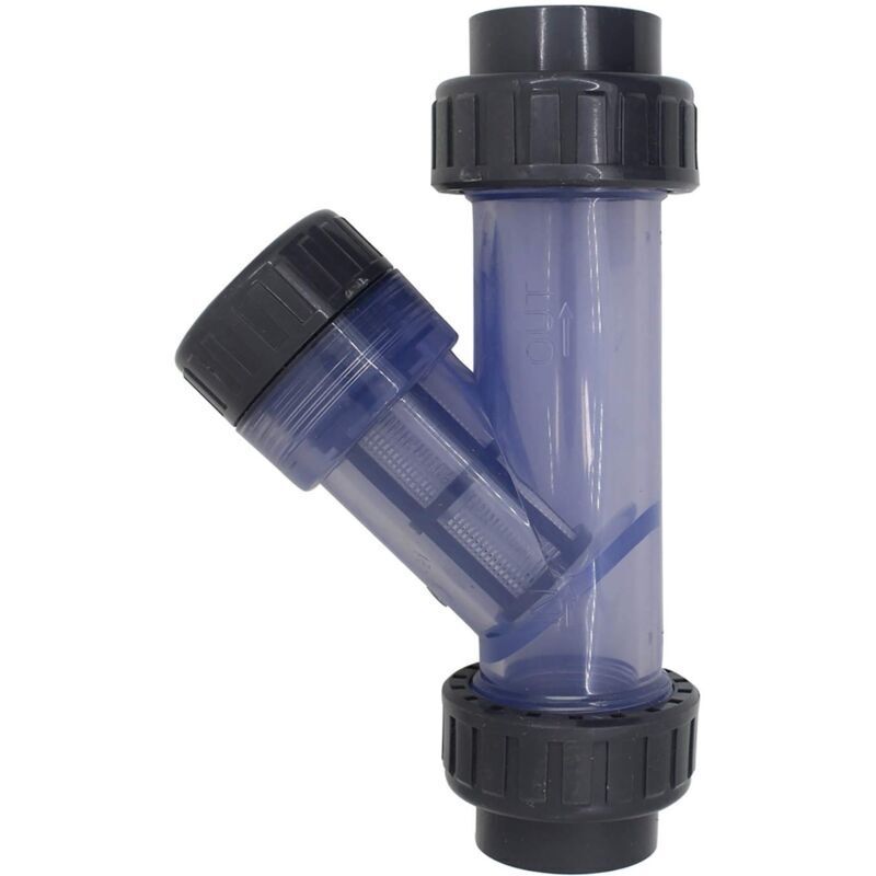 Odipie - PVC-Rohrfilter, Y-Typ, 32 mm Netzfilter, Aquarium-Bewässerungssieb, PVC-Rohrfilter (32 mm Innendurchmesser)
