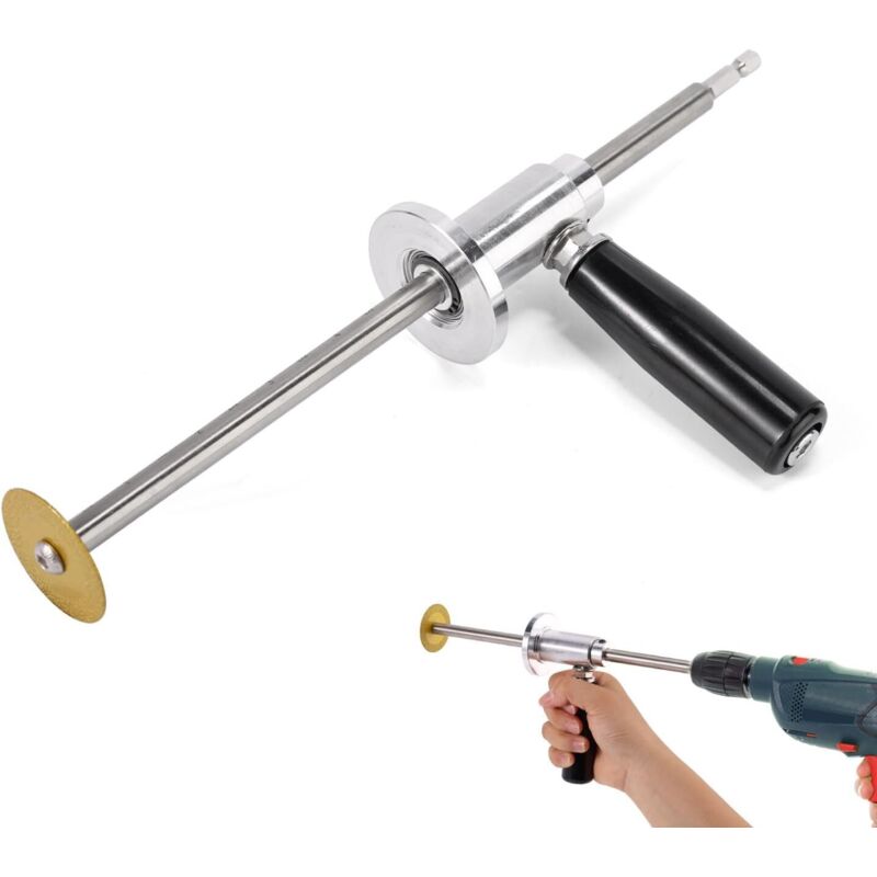 PVC-Rohrschneider, Edelstahl-Rohrschneider mit Rad und Griff, einstellbare Schnitttiefe bis 17,78 cm, geeignet für PVC-Rohre mit einem Durchmesser