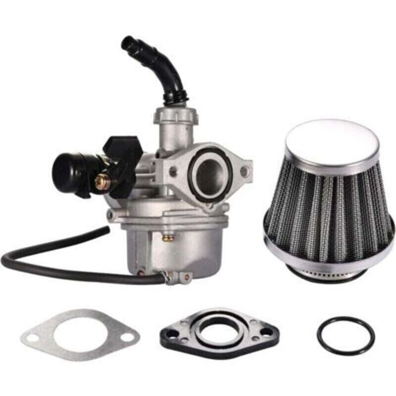 PZ19 Vergaser mit Luftfilter als Ersatz für Kazuma, Taotao, Baja, Roketa, SUNL, XR/CRF 50cc, 70cc, 90cc, 110cc, 125cc ATV, Dirt Bike, Pit Bike,