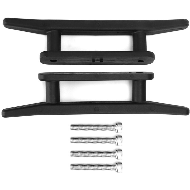 Qiilu Festmacherklampe Ponton-Ankerklampe, Paar Marine Festmacherklampen Ponton-Ankerklampen mit Schrauben für Kajak-Kanu-Zubehör.