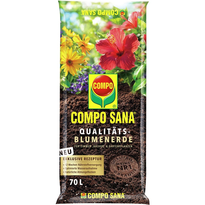 FP - compo sana Qualitäts-Blumenerde 70 Liter