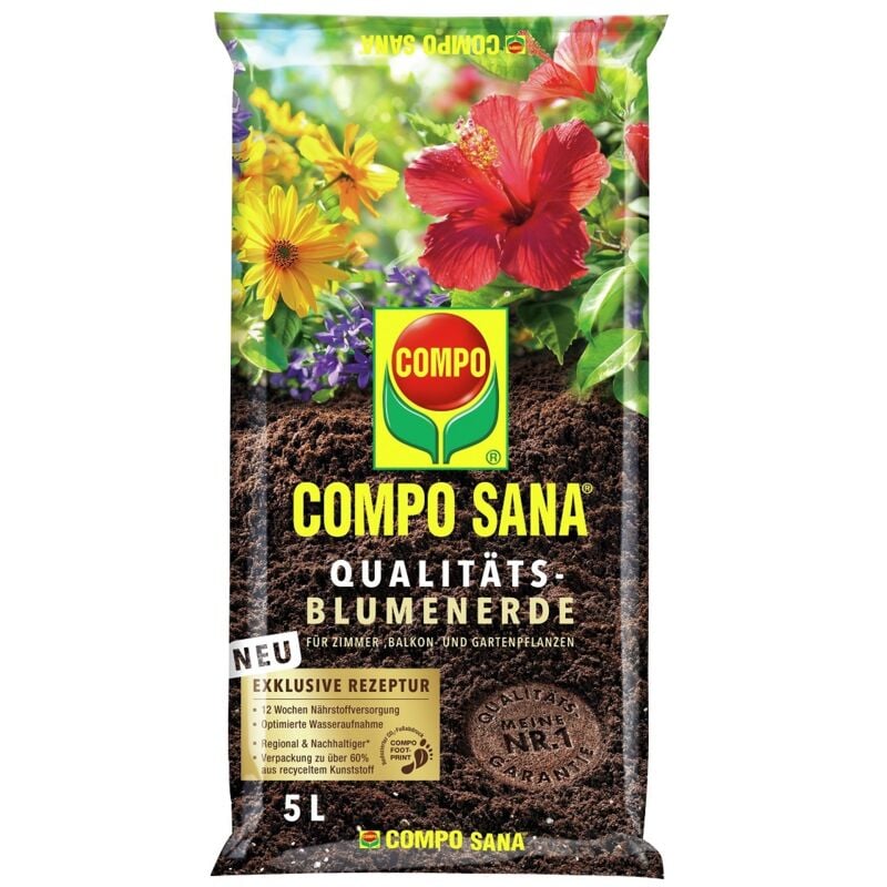 Compo - sana Qualitäts-Blumenerde 5l