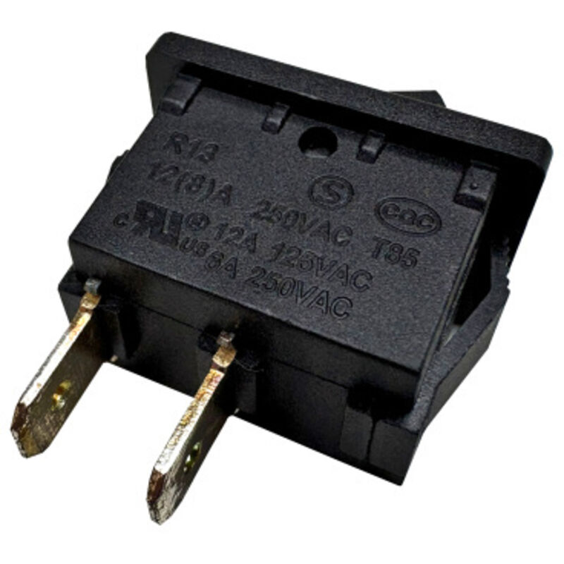 R13 Wippschalter Kippschalter 250V 12A 2Pin Schalter für Stromerzeuger uvm.