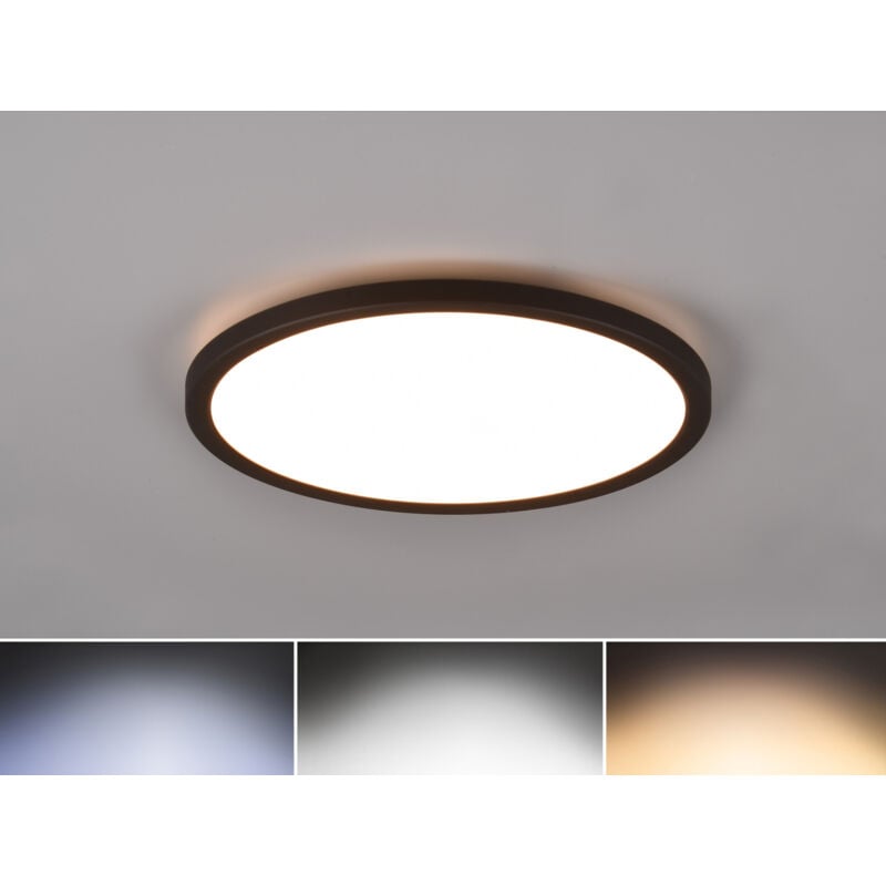 Reality Leuchten - Trio Leuchten led Deckenleuchte Aureo 18W, schwarz Deckenlampen & Kronleuchter