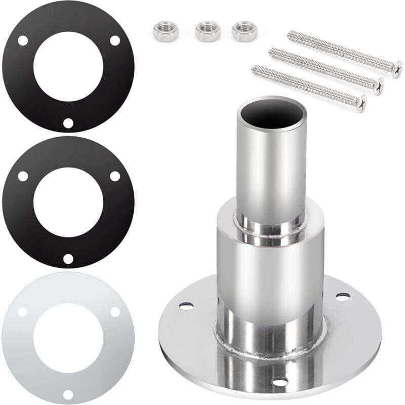 Raccord de Échappement Chauffage Diesel 24mm D'échappement Traversant la Coque en Acier Inoxydable 316 pour Chauffage de Stationnement Diesel Bateau