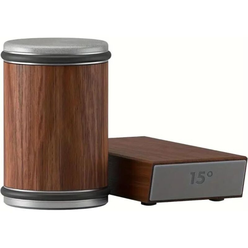 Messerschärfrad, 15 und 20 Grad Industriediamant-Messerschärfrad, Küchenmesser-Schärfsystem (Braun) - 1 Stück