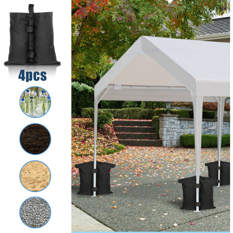 Randaco 4pcs Pavillon Sandsäcke – Zelt Standfuß Gewichte zur Beschwerung von Pavillon- und Zeltfüßen