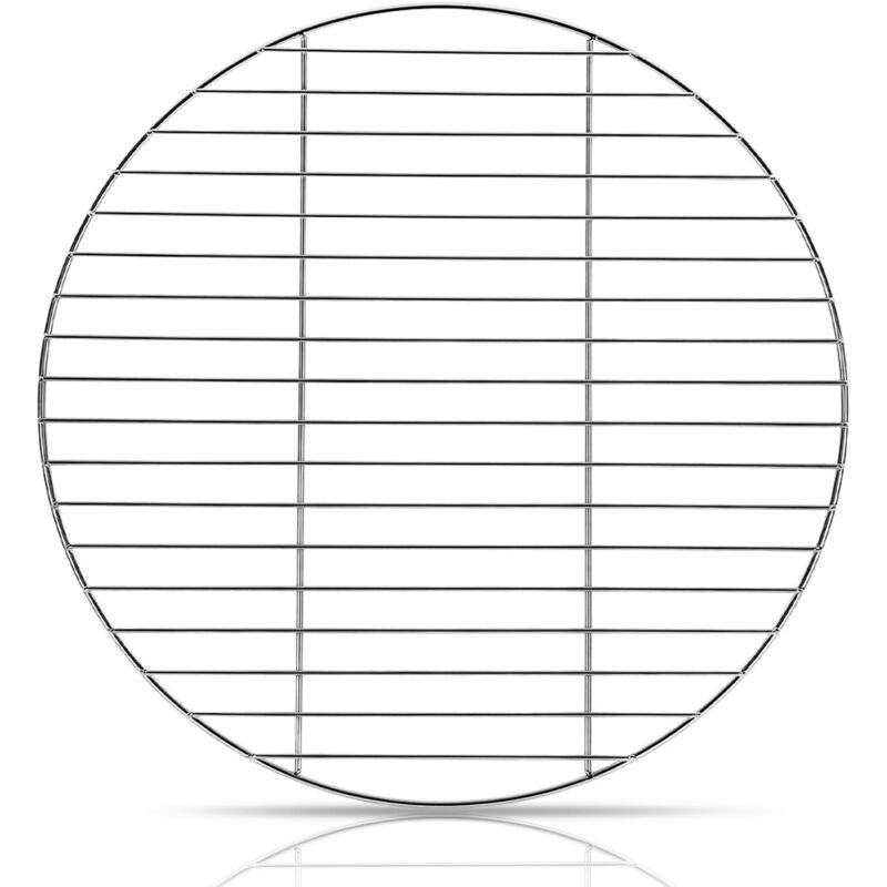 Randaco Edelstahl Grillrost Rund 55 cm, BBQ Grillrost für Gasgrill, Kugelgrill, Grillgitter aus Metall