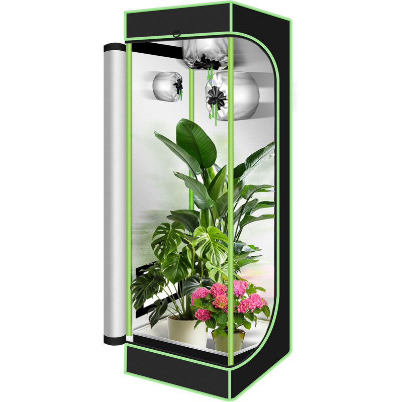 Randaco 40x40x120cm Grow Zelt für Pflanzen Zuchtzelt Gewächshaus Box Garten Anzucht Gemüse Kräuter Grow Schrank