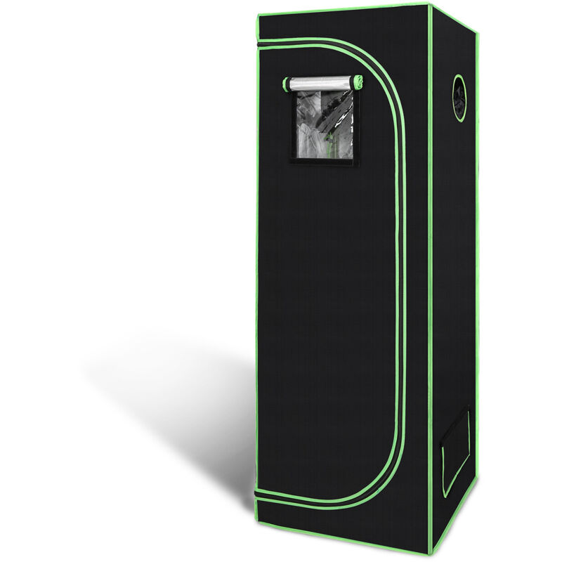 Randaco 80x80x180 cm Grow Zelt für Pflanzen Zuchtzelt Gewächshaus Box Garten Anzucht Gemüse Kräuter Grow Schrank