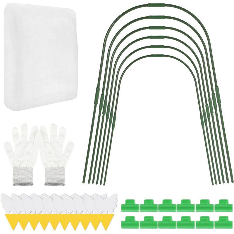 Randaco Pflanztunnel Outdoor Stabilität Gartentunnel Gewächshaus für Gewächshaus Tunnel 3x9m