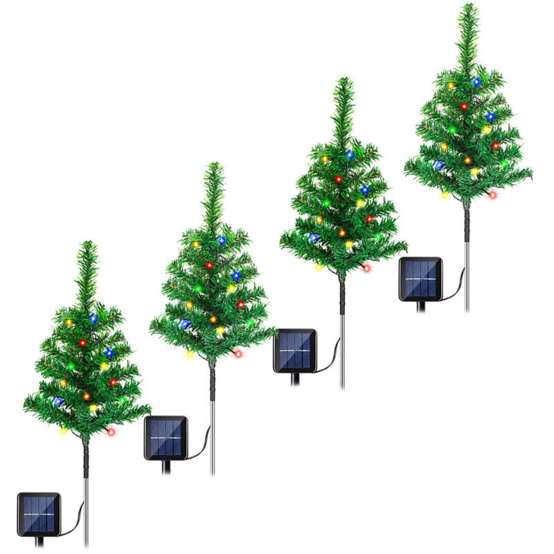 Randaco Solar Weihnachtsbeleuchtung Aussen mit 8 Leuchtmodi 4W Solarleuchte Wasserdicht IP65 für Garten, Weihnachtstag, Party Solaire Extérieur