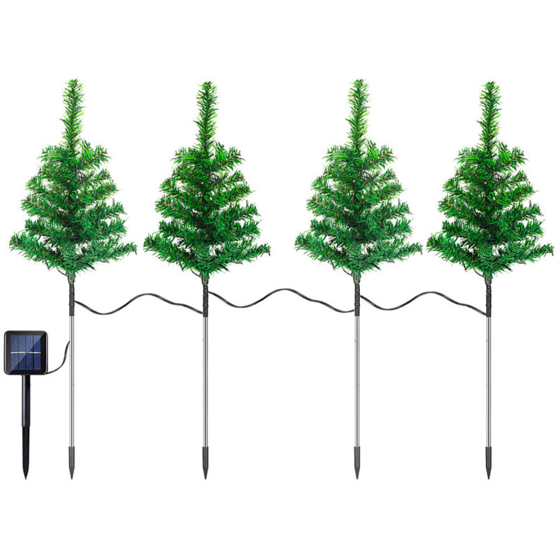Randaco Solar Weihnachtsbeleuchtung mit 8 Leuchtmodi 4W Garten Party Nachbildung Weihnachtstag,Party Solaire Extérieur