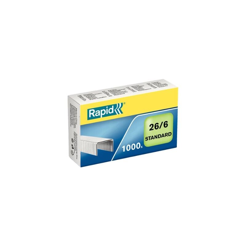 Rapid - 24861300 Heftklammer-Paket of Heftklammern 1000 Heftklammern