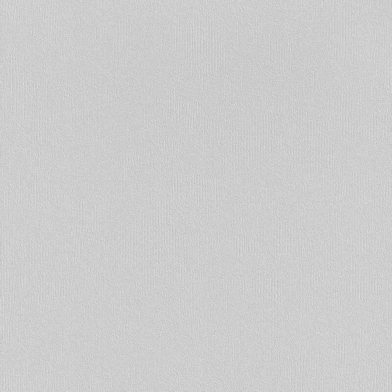 Rasch - Vliestapete 415339 home Style uni silber 10,05 x 0,53 m Tapeten