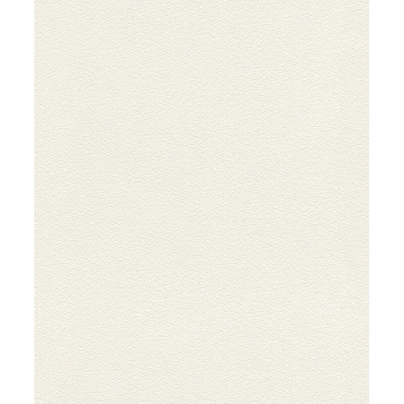 Rasch - Vliestapete 818635 Selection uni weiß 10,05 x 0,53 m Tapeten