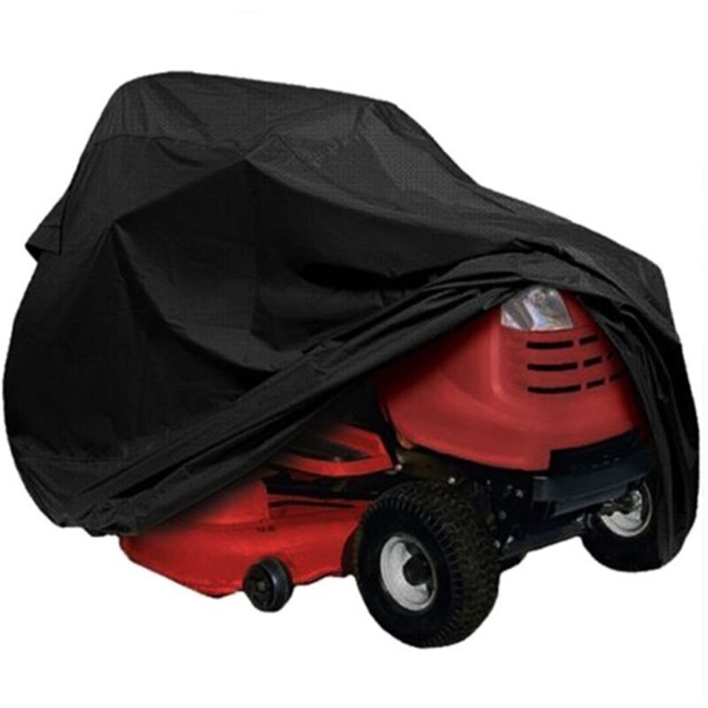 Rasenmäher-Abdeckung, Aufsitzrasenmäher-Abdeckung, Rasenmäher-Abdeckung, Haubenabdeckung, wasserdichte Abdeckung für Aufsitz-Gartentraktor (Farbe: