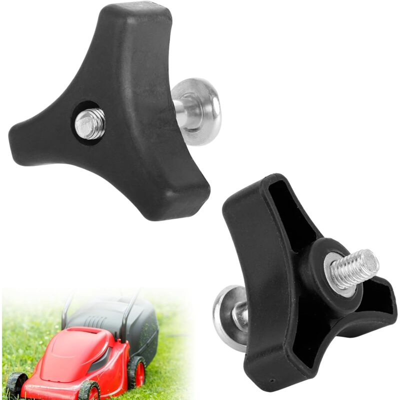Rasenmäher-Ersatzbolzen, universeller Rasenmähergriff, 2-teiliger Rasenmäher-Dreiecksgriff