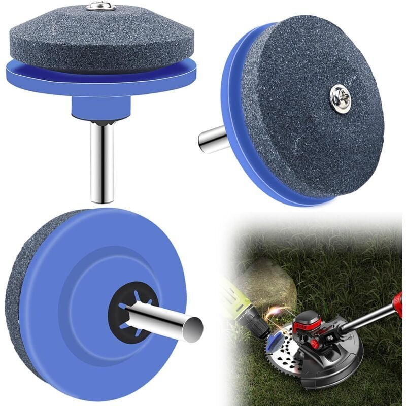 Rasenmäher-Klingenschärfer, 3er-Pack Rasenmäher-Klingenschärfer, Gartengeräte, universeller Rasenmäher-Klingenschärfer für die meisten elektrischen