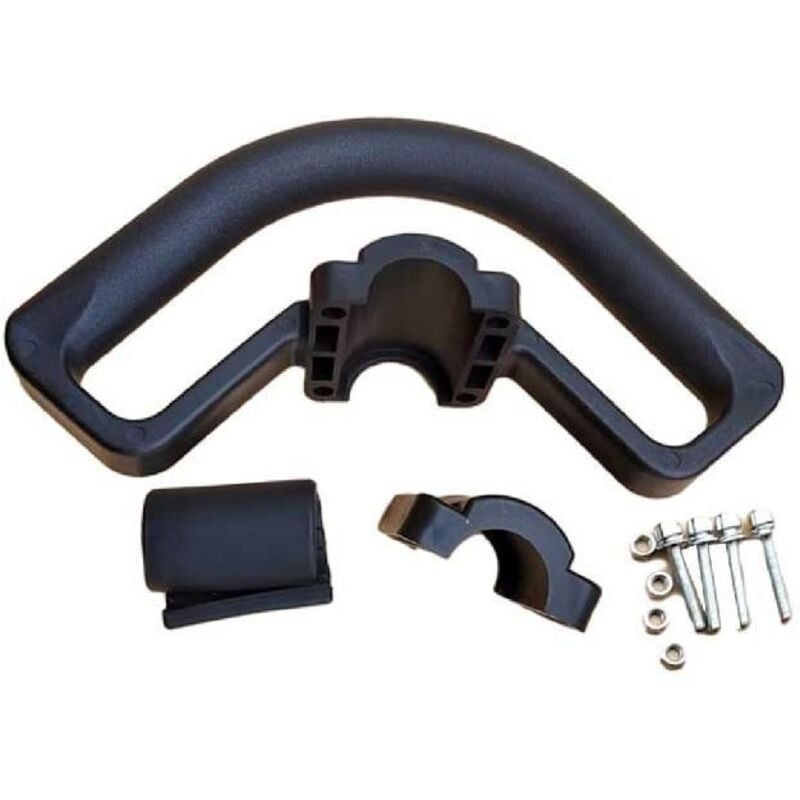 Rasenmäher-Montagesatz mit Schrauben, Ersatz-Lenker für Rasenmäher, stoßdämpfender Gummigriff