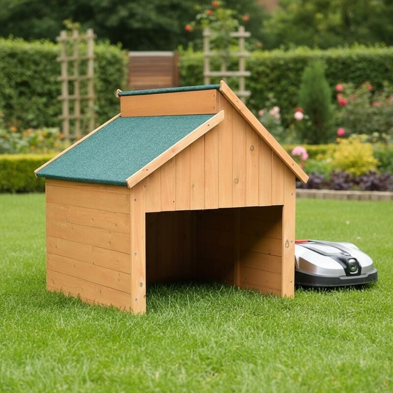Rasenroboter Garagen Dach Mähroboter Carport Mover Rasenmäher Gerätehaus Holzgarage Mäher uv Schutz Unterstand