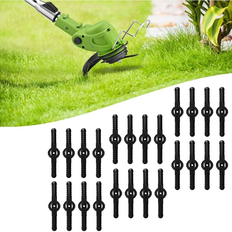 Ersatzklinge für Rasentrimmer, 24 V Akku-Rasentrimmer mit Akku-Metallklinge, Zubehör für elektrische Motorsense, für Akku-Rasentrimmer für den