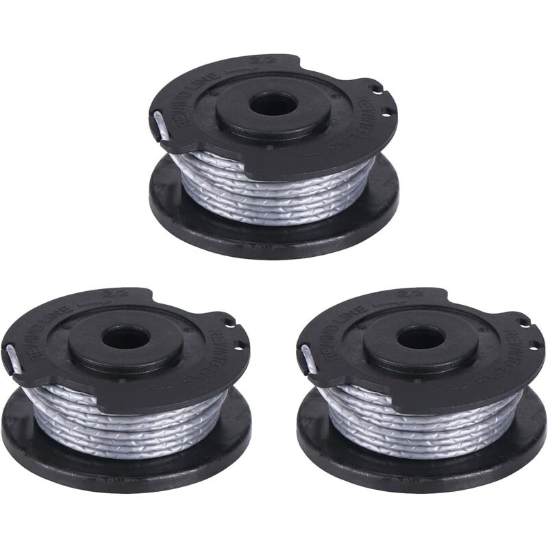 Rasentrimmer-Spulenschnur, Rasentrimmer-Spulenschnur, Unkrauttrimmer-Trimmerkopfspulen und -schnüre F016800385, 4,88 m x 1,65 mm Ersatz für ART 23SL
