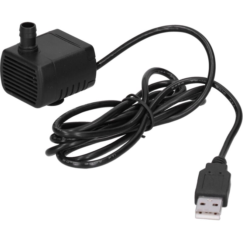 RASTKY Tauchpumpe USB-Stecker Bürstenloser Motor Komponenten-Elektrowerkzeuge 1220 230L/H 12V Fischpumpe und Zimmerbrunnen.