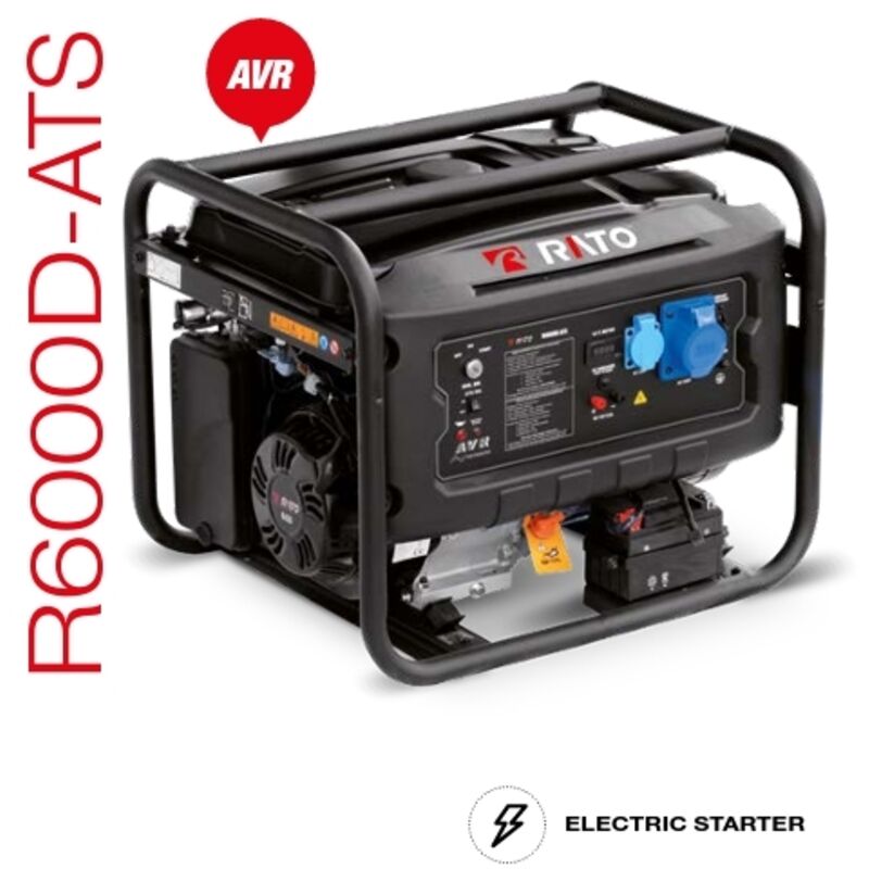 RATO R6000D-8 ATS Benzin-Stromerzeuger 420 ccm Elektrostart