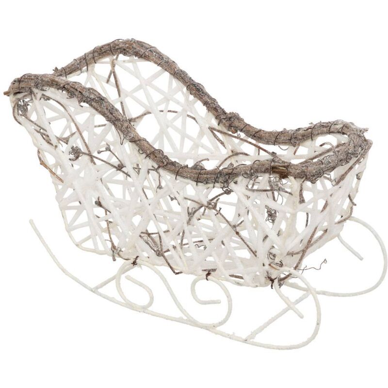 Rattan Schlitten L25cm - Feeric lights & christmas