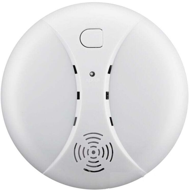 Rauchmelder, Feueralarm, Rauchmelder mit fortschrittlichem fotoelektrischem Sensor, 80 dB Alarm, 1 Stück