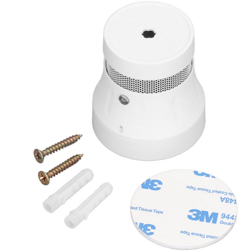 Rauchmelder mit WLAN-Unterstützung für die Tuya-App, Sprachalarm und LED-Anzeige – intelligenter Rauchmelder für Zuhause