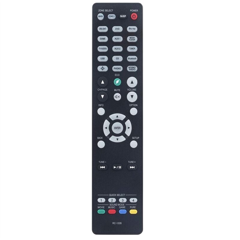Tlily - RC-1228 -Fernbedienung für Integrierten Netzwerk-AV-Receiver AVR-X3600H AVR-X2600H AVR-S950H AVR-X3500H