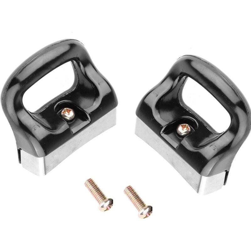 Readcly - 2 Stück Schnellkochtopf-Griff, Schnellkochtopf-Seitenstützgriff, Ersatz, schwarze Bakelit-Griffe mit Bakelit-Griff für Töpfe