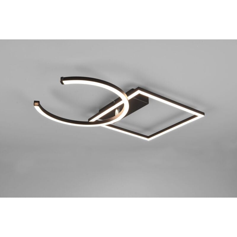 Trio - Reality Leuchten led Deckenleuchte Pivot schwenkbar, schwarz matt Deckenleuchte