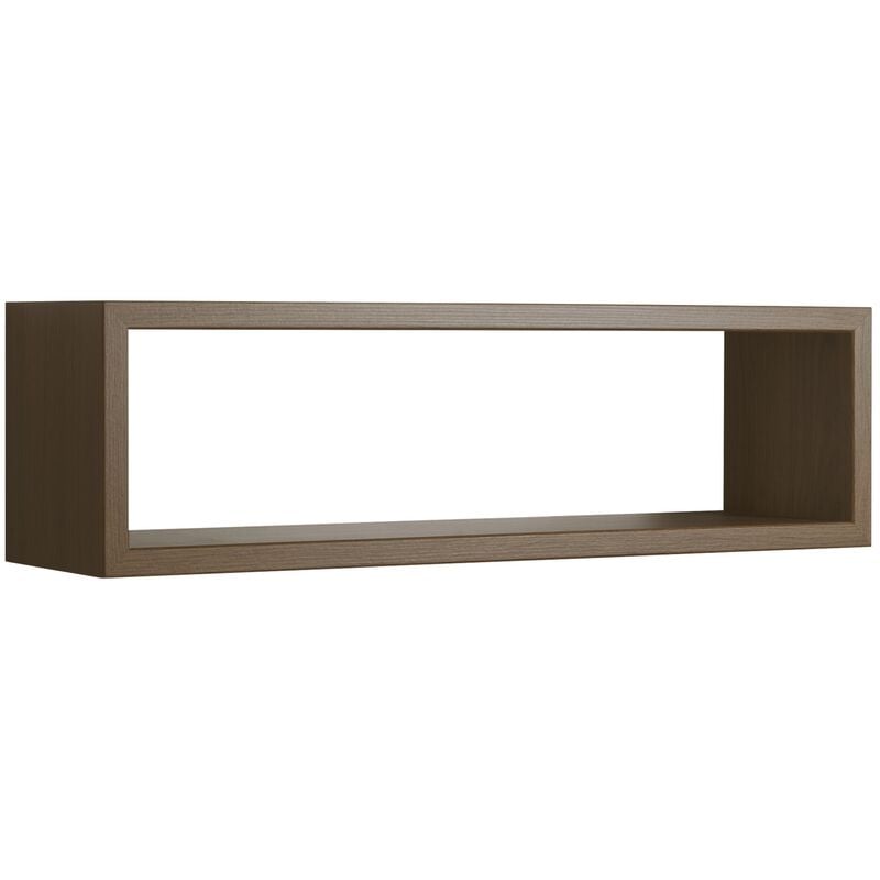 Dekorativer wandregal mod. Regolo farbe eiche tabak