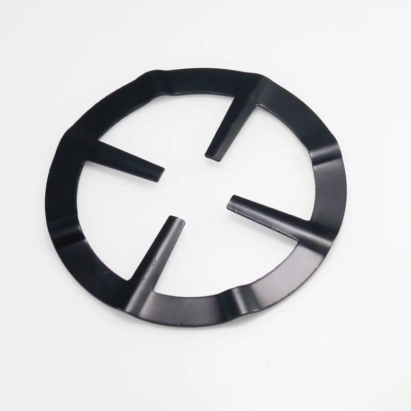 13,5 cm schwarzer Herdplatten-Reduziertopf aus Metall – ideal für Moka-Töpfe und Kochtöpfe auf Gas- und Campingkochern