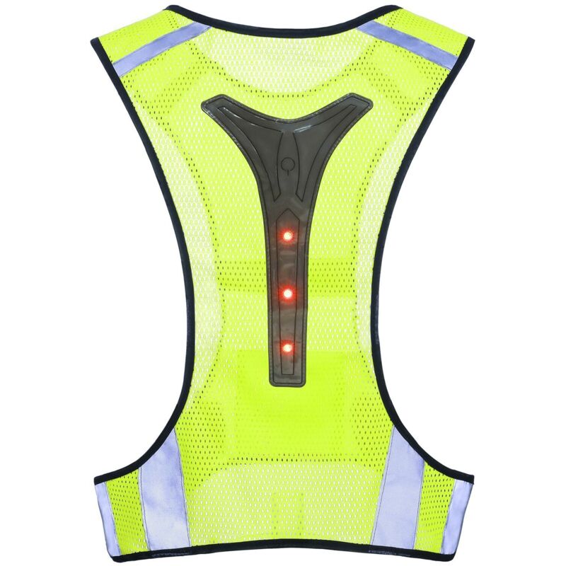 Reflektierende Laufwesten, Sicherheitswesten, dehnbare und verstellbare Reitwesten, blinkende LED-Westen für Erwachsene und Kinder, Joggen,