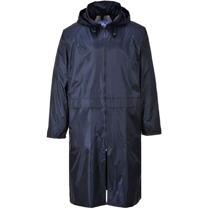Klassischer Marine-Regenmantel XL