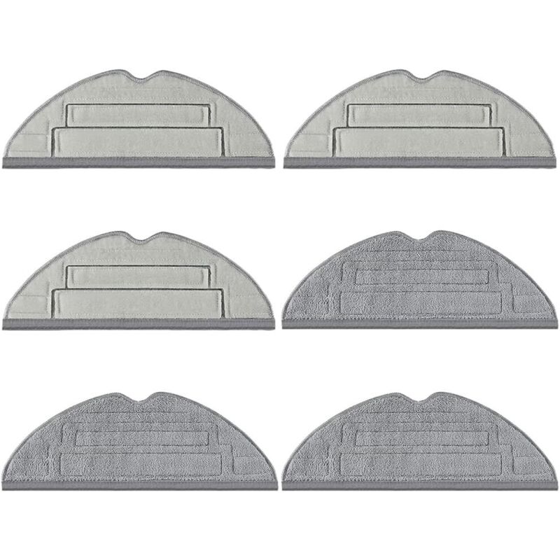 Reinigungstücher für Roborock S8, Ersatztücher für Roborock S8 Pro Ultra, Wischmopp-Zubehörset für Roborock S8+, 6 waschbare Tücher für Roborock S8,